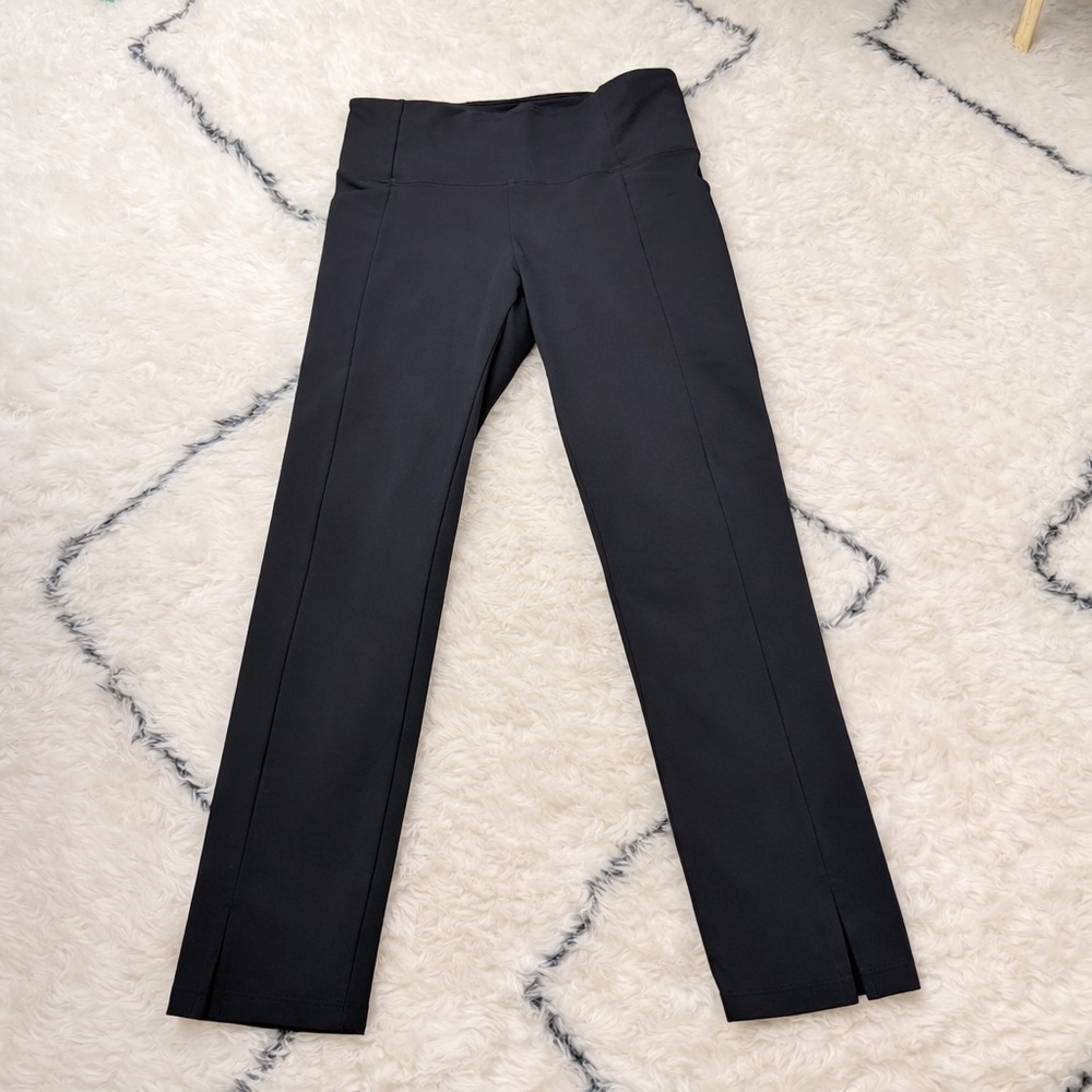 Athleta Black Pull-On Ankle Pants – Ponte Work Leggings